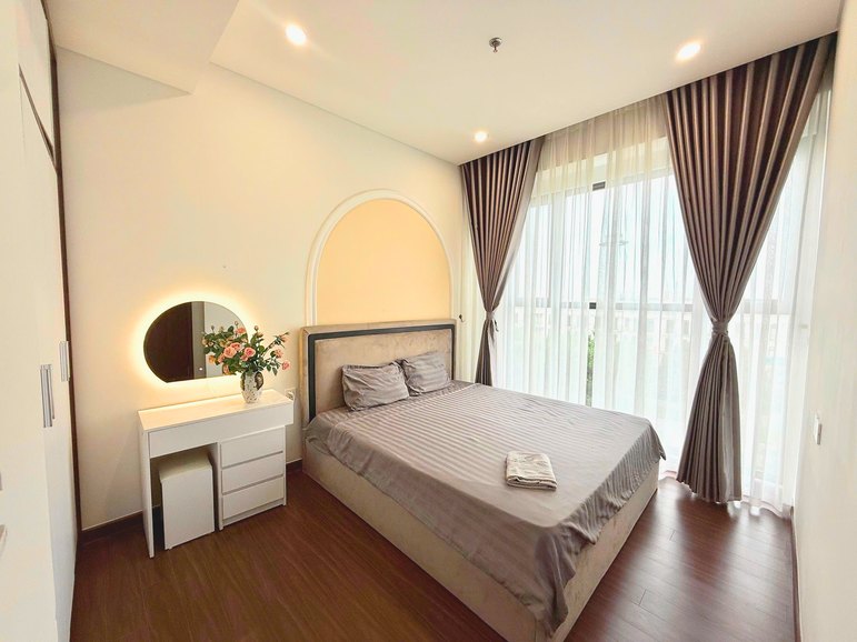 Master Bedroom · 1 Queen Bed — Three Bedroom Apartment